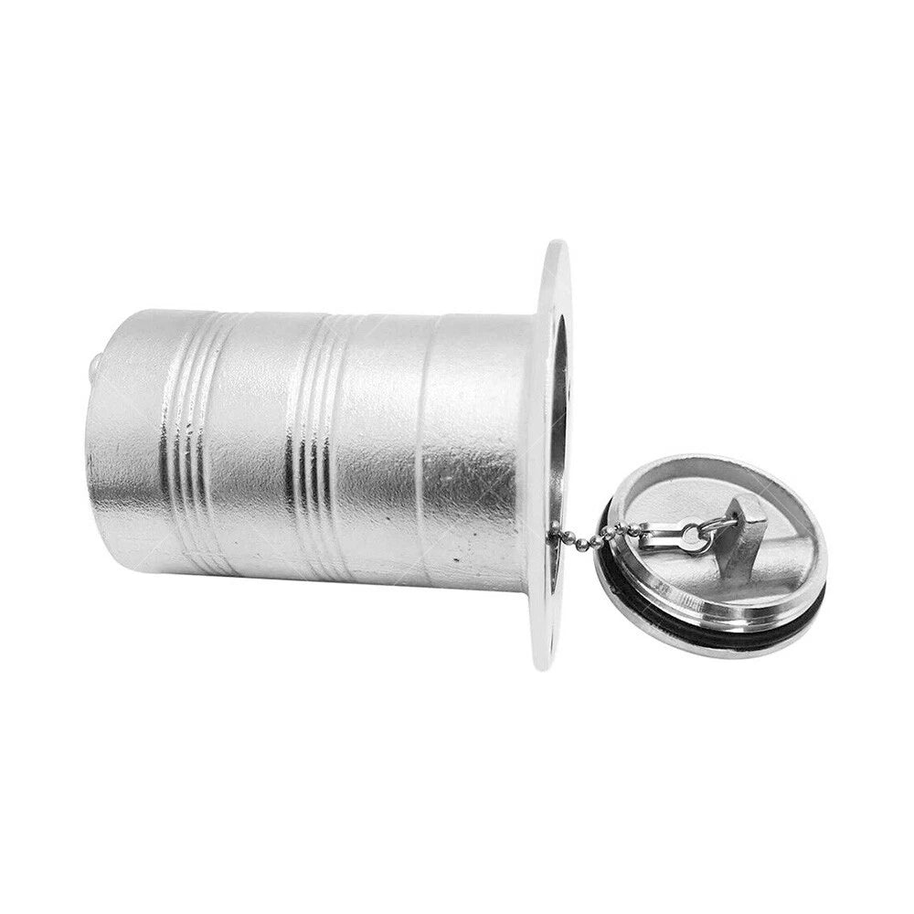 1-1/2" Marine Boat Keyless Water Deck Fill Filler for Polished 316 Stainless Steel