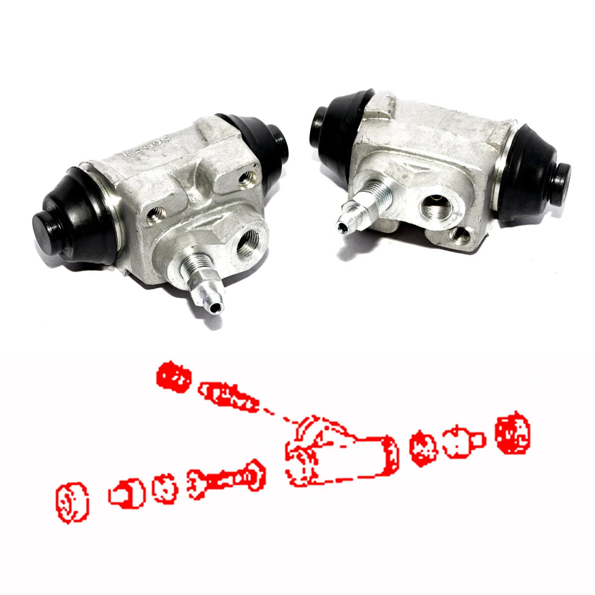 13/16 RR Wheel Brake Cylinder for Hyundai Scoupe/Excel/Pony/X2 1.5L 1993-1995