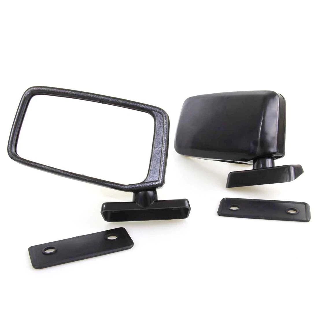 Black Door Mirror Set 3-3/8"x6" for Nissan Datsun 720 Ute 1980-1986