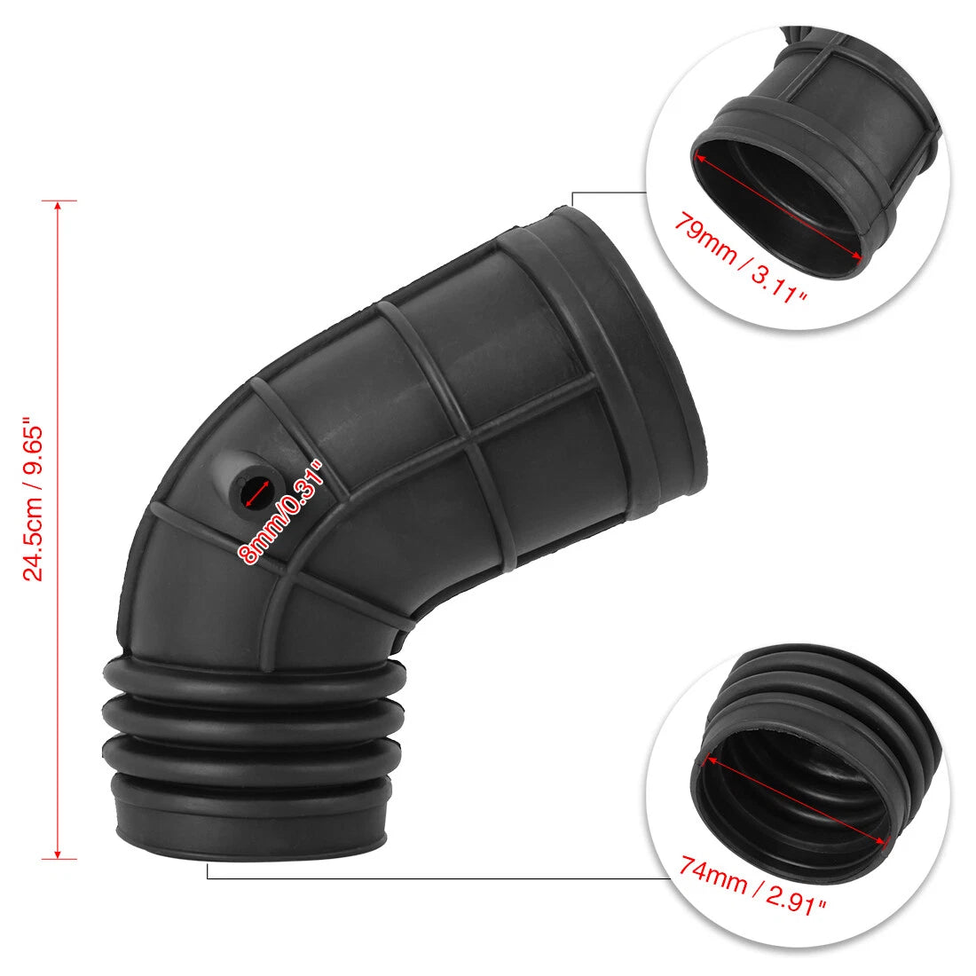 Air Intake Hose for BMW 323Ci 323i 325Ci 325i 325xi (2000-2006)