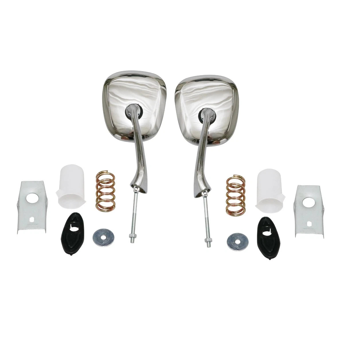 Chrome Fender Mirrors x2 for Mitsubishi Dodge Plymouth Colt Champ Mirage 1978-1989
