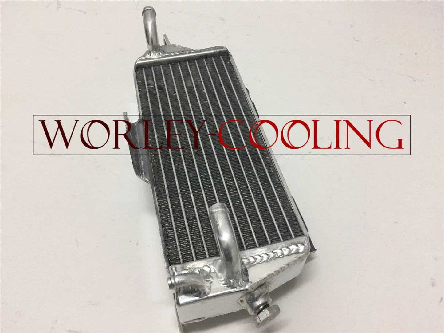 Aluminum Radiator + Blue Hoses for Kawasaki KX125 (1990-1991)