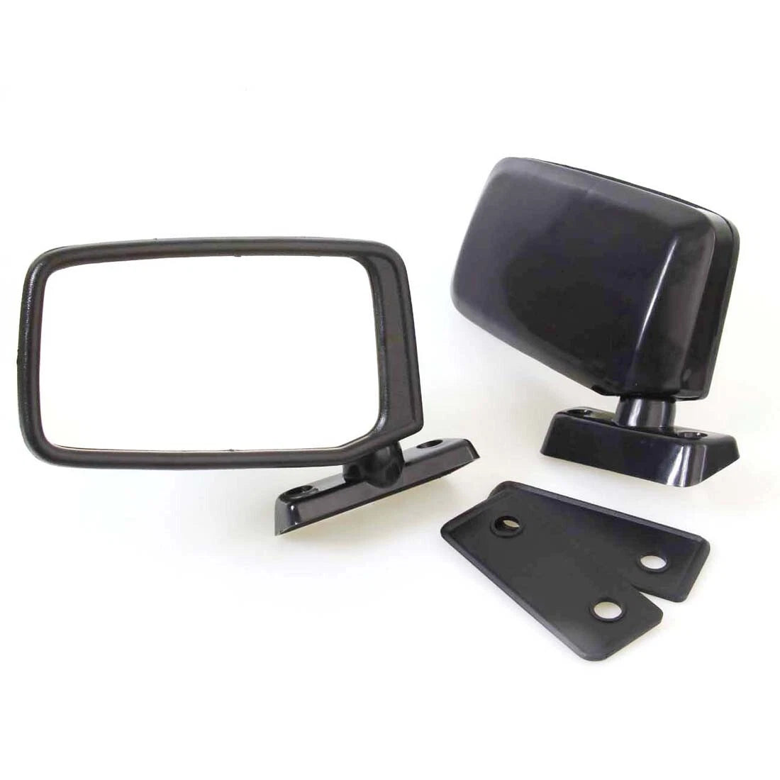 Black Door Mirrors x2 for Nissan Datsun 620/720/120Y/520/521/B310 1972-1986