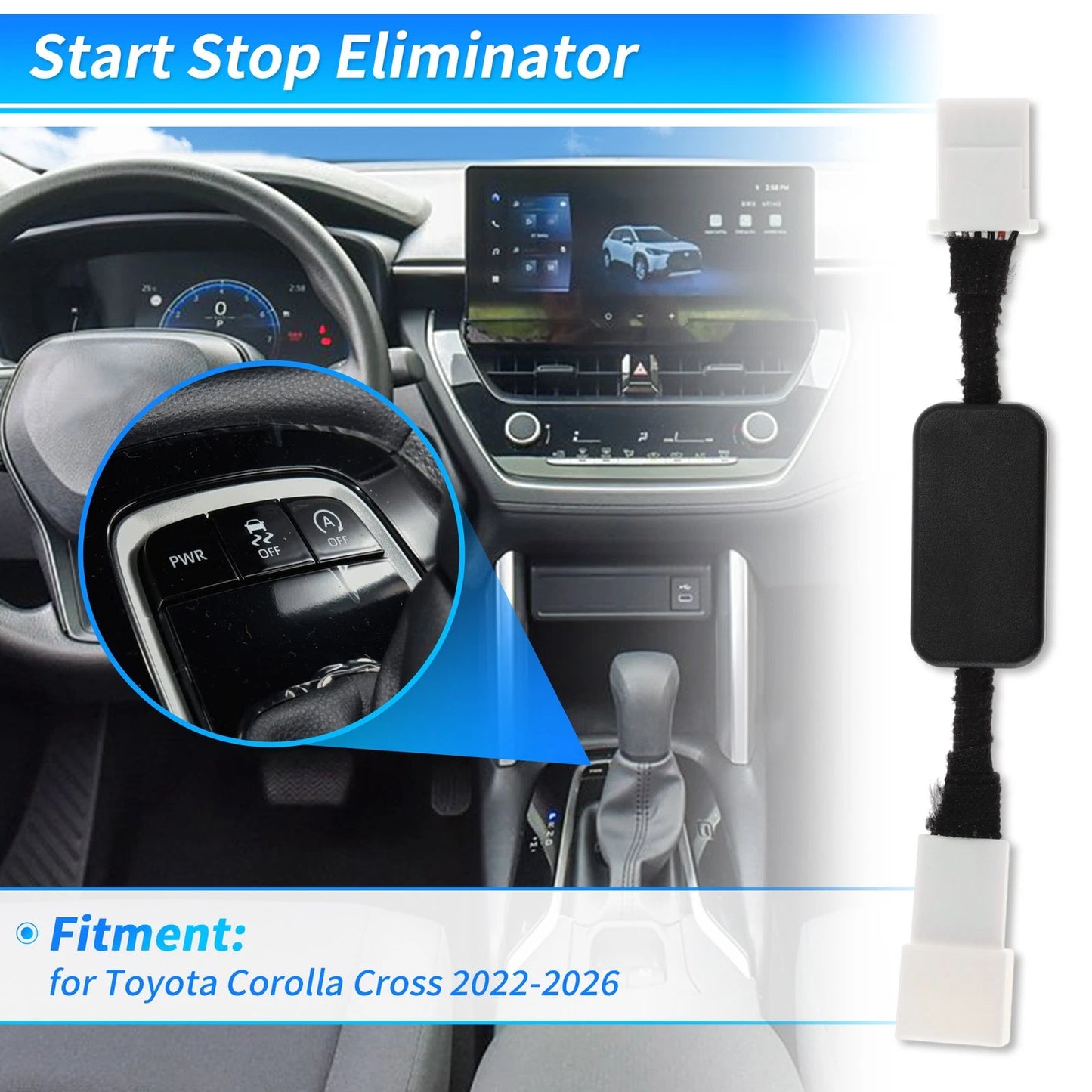 Auto Start Stop Eliminator for Toyota Corolla Cross (2022-2023)