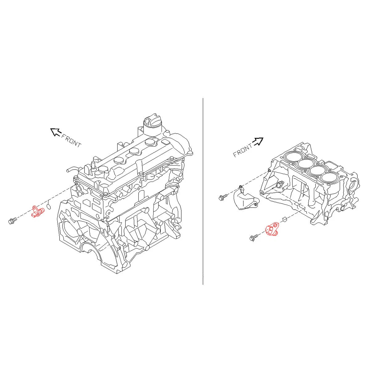 Crankshaft Position Sensor for Nissan Dualis Qashqai J10 2006-2013