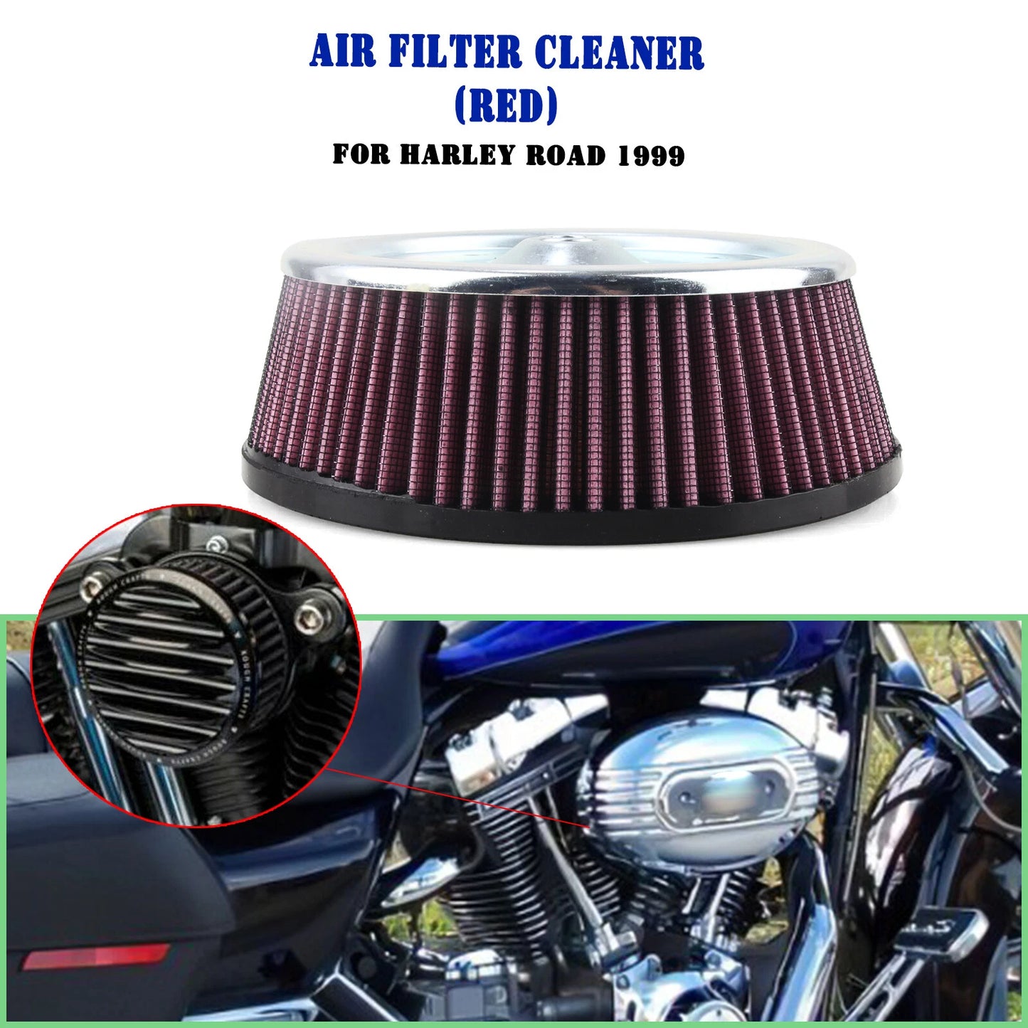 Air Filter Cleaner for Harley Dyna 1999-2007 (1999-2007)