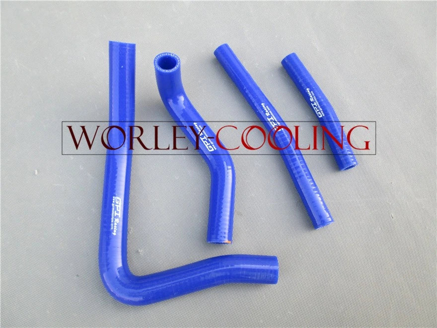 Aluminum Radiator + Blue Hose for Suzuki RM250 (1996-1998)
