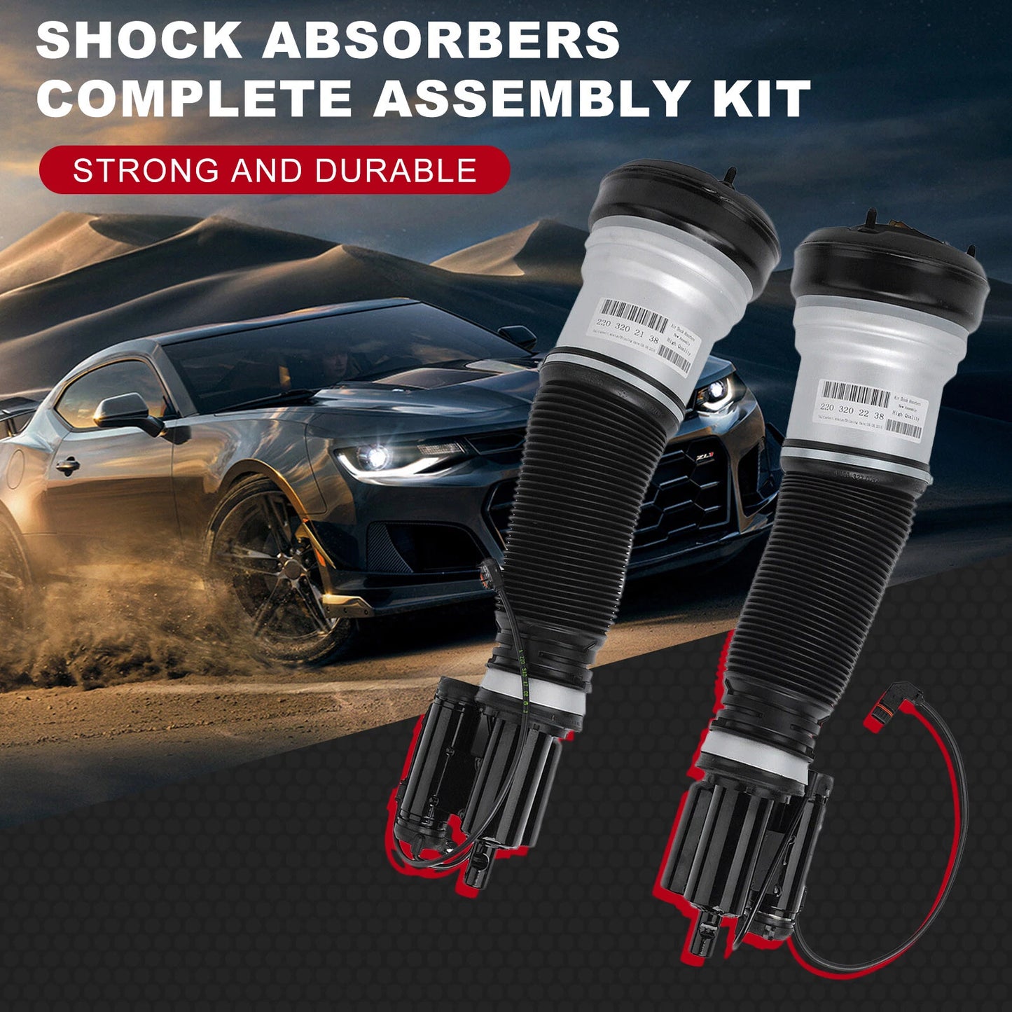 Airmatic Shock Absorbers for Mercedes W220 S350/S500 4Matic (2000-2006)