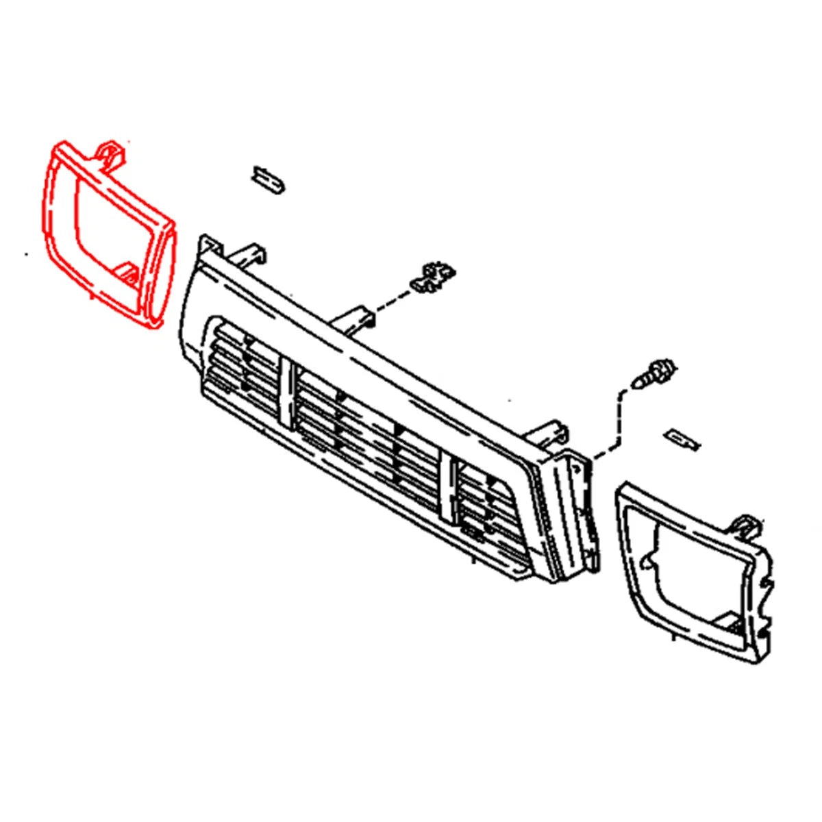 Head Light Door for Toyota Hilux 1988-1997