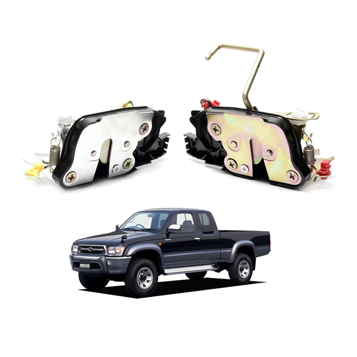 Front Door Lock Latch Set for Toyota Hilux 1997-2005