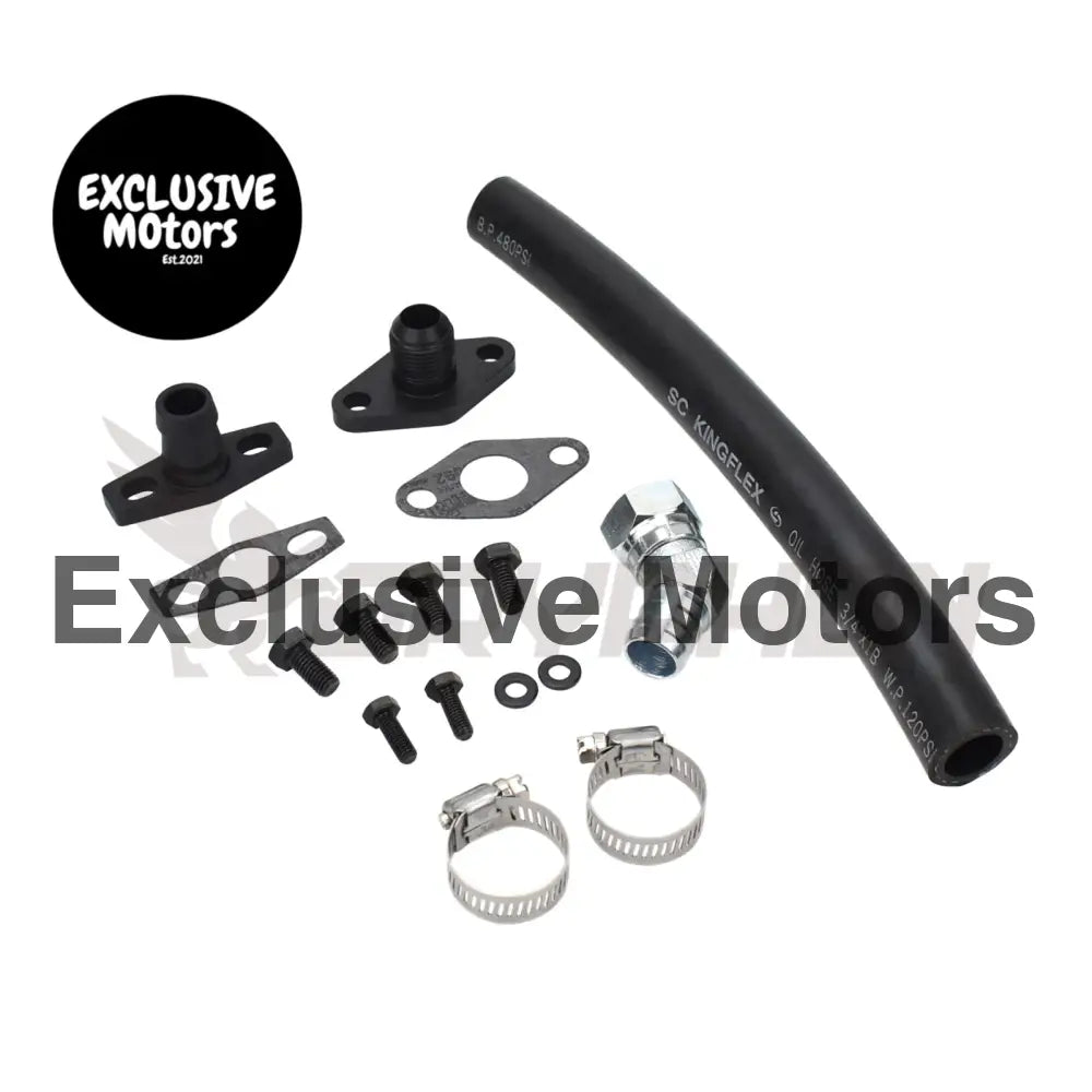 Turbo Oil Drain Hose Kit Toyota Supra 1jz 2jz Garrett Gt30r Gt35r