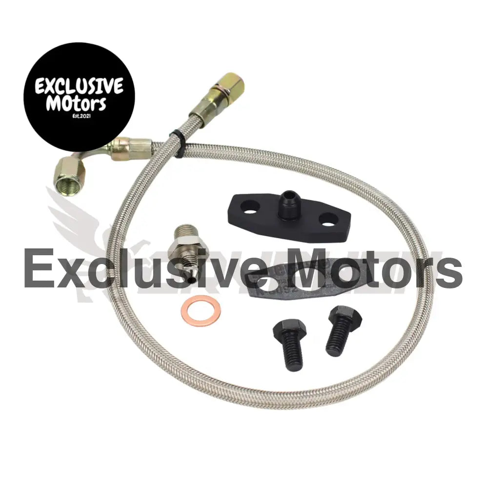Turbo Oil Feed Line Kit Nissan Rb20 Rb25 Rb30 Garrett Gt37r Gt40r Gt42r Gt45r