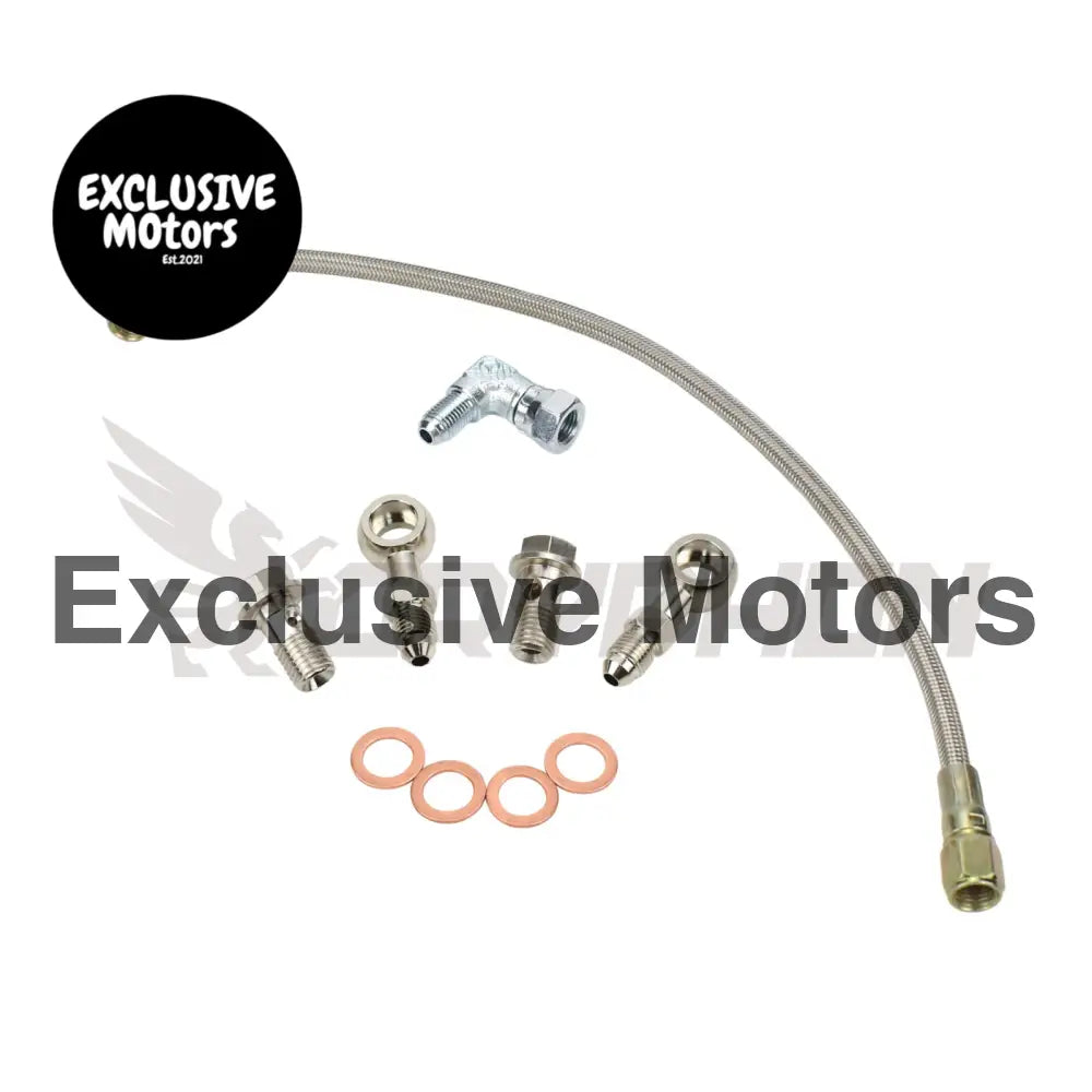 Turbo Oil Feed Line Kit Nissan Rd28t Y61 Gu Garrett Gt25r Gt28r