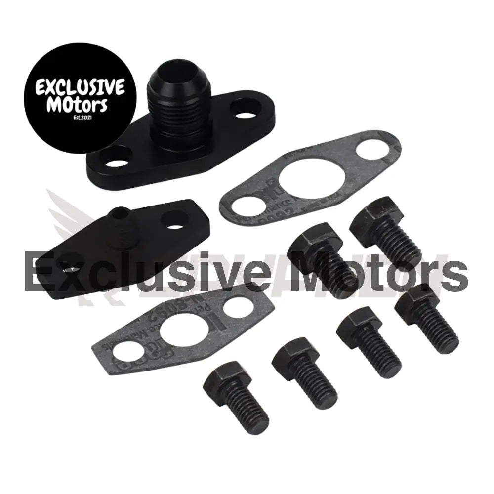Turbo Oil Feed Return Fitting Kit Nissan Td42 Gu Hitachi Ht18