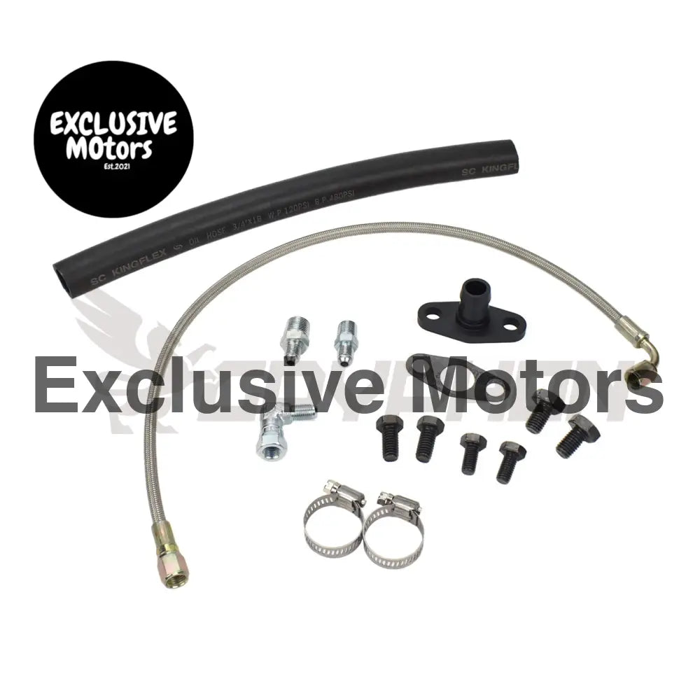 Turbo Oil Feed Return Line Kit Dodge Neon Srt 4 Pt Cruiser Gt Borgwarner S200