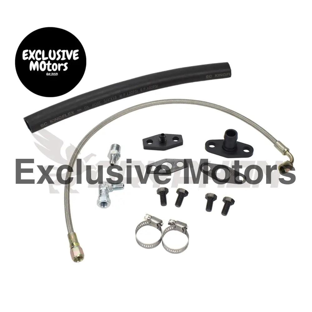 Turbo Oil Feed Return Line Kit Dodge Neon Srt 4 Pt Cruiser Gt Garrett T3 T4