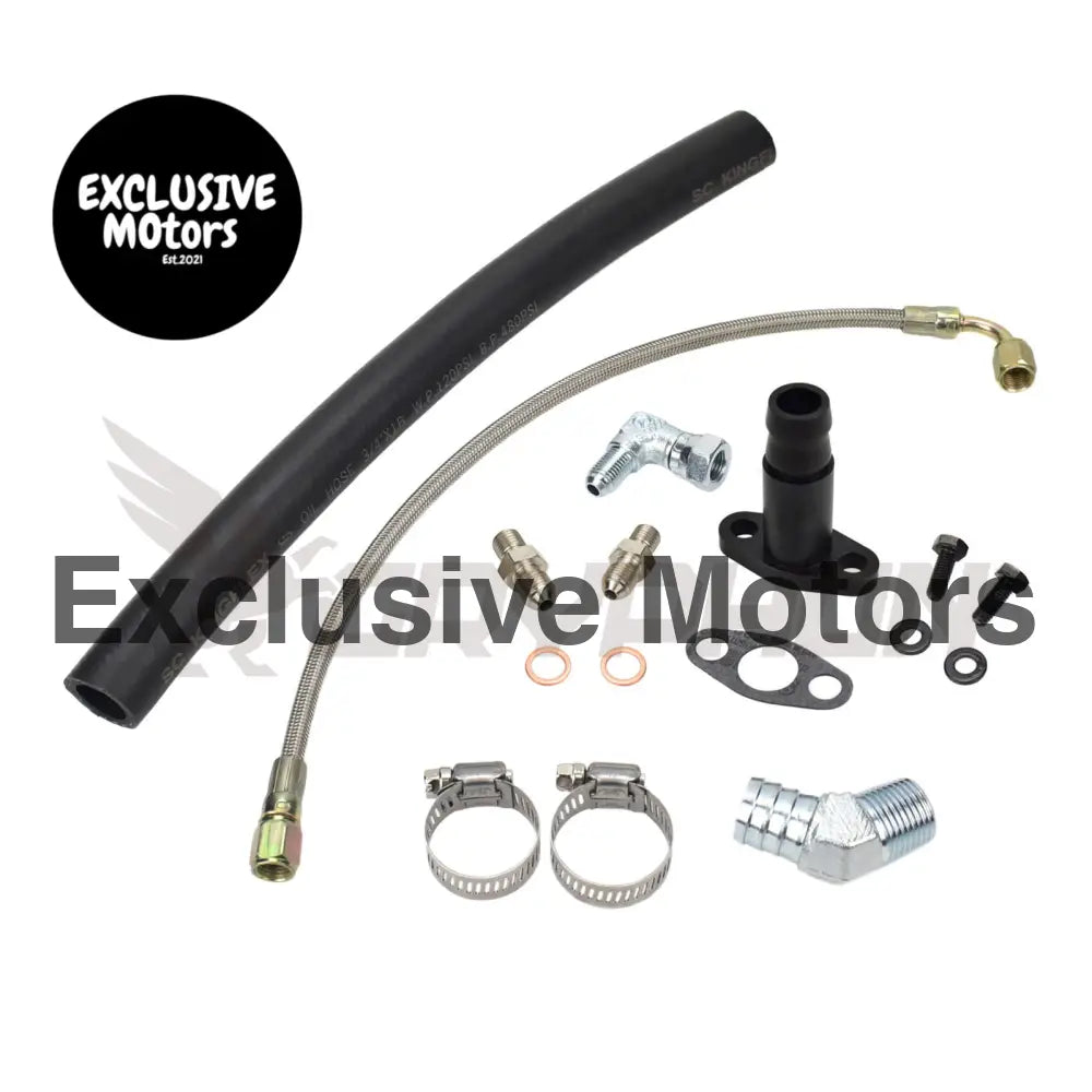 Turbo Oil Feed Return Line Kit Mazda Mx5 Miata Early Mk1 Td04 Td04l Td04hl