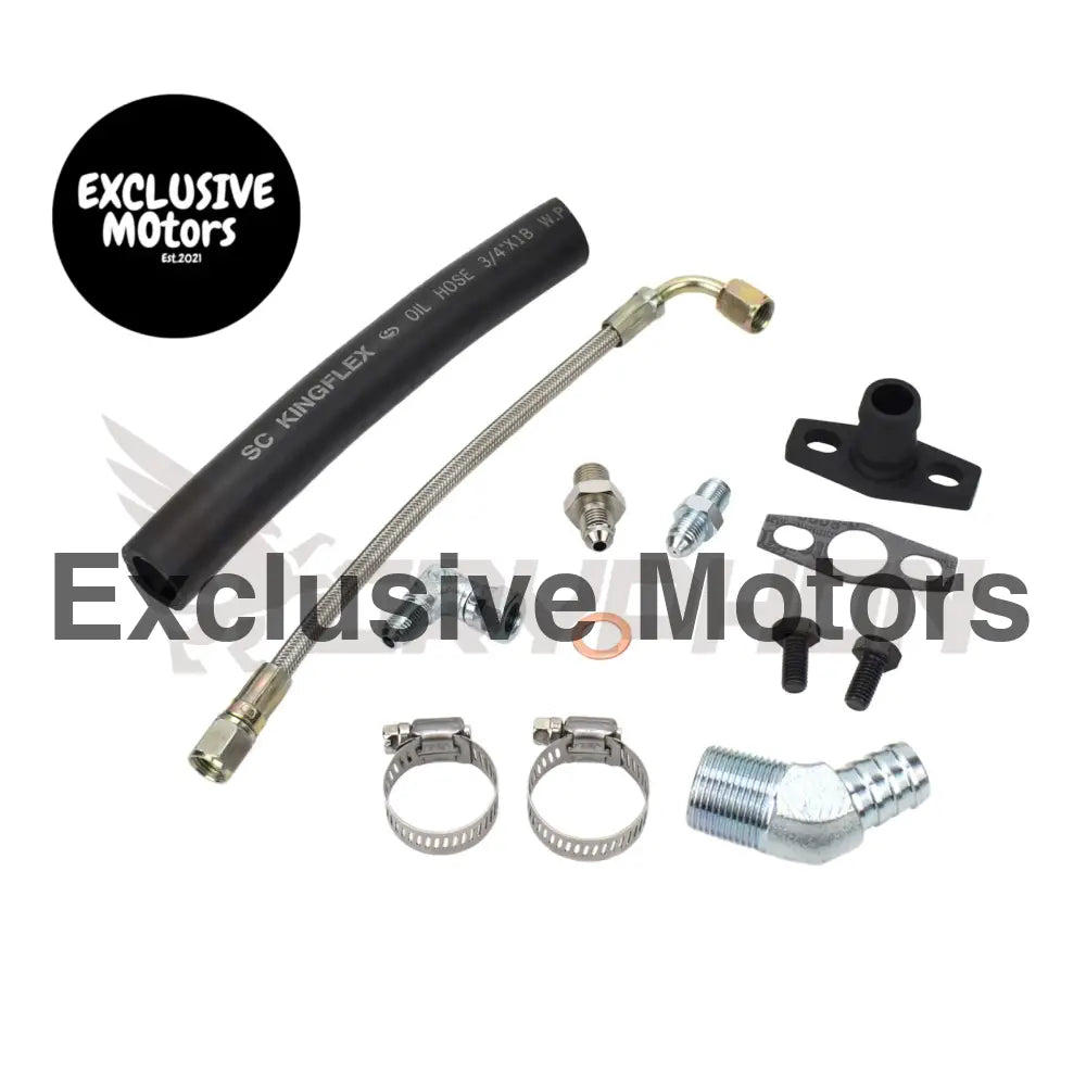 Turbo Oil Feed Return Line Kit Nissan Rb20 Rb25 Rb30 Garrett G Series G25 G30