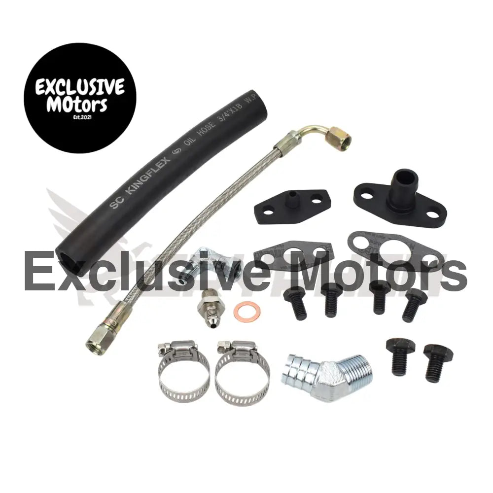 Turbo Oil Feed Return Line Kit Nissan S13 S14 S15 Sr20det T67 25g