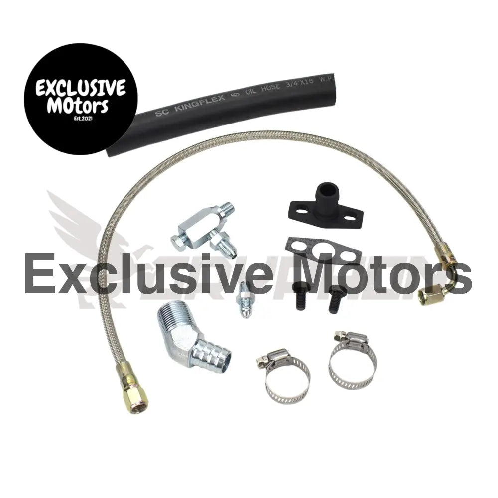Turbo Oil Feed Return Line Kit Nissan Td42 Gq Garrett Gt28r