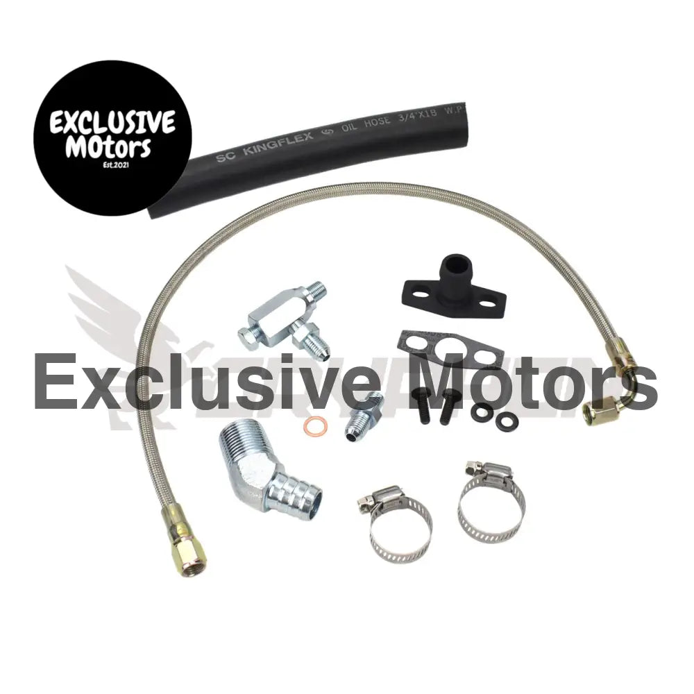 Turbo Oil Feed Return Line Kit Nissan Td42 Gq Td05h