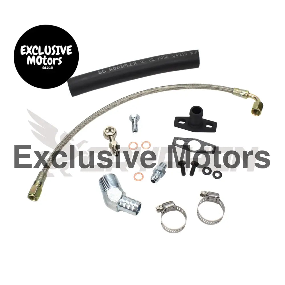 Turbo Oil Feed Return Line Kit Nissan Td42 Gu Td05h