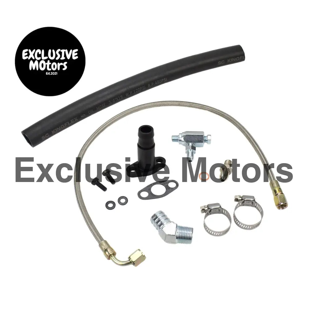 Turbo Oil Feed Return Line Kit Toyota Hilux 3.0l 5l 5le Garrett Gbc Gbc22