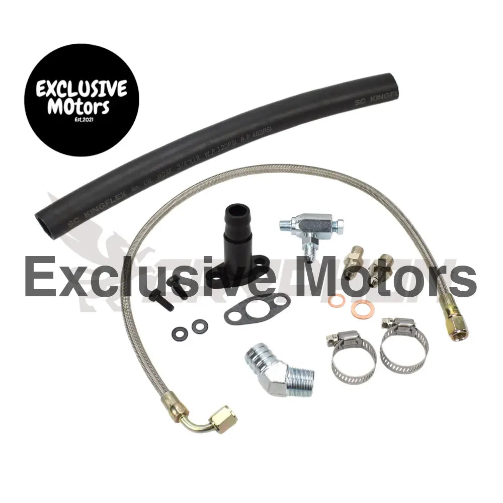 Turbo Oil Feed Return Line Kit Toyota Hilux 3.0l 5l 5le Td04l 13t