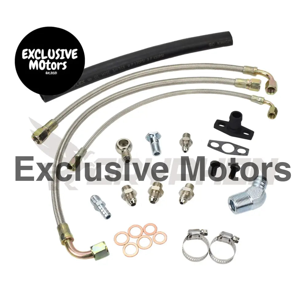 Turbo Oil Water Line Kit Nissan Rb20 Rb25 Rb30 Borgwarner Efr Series