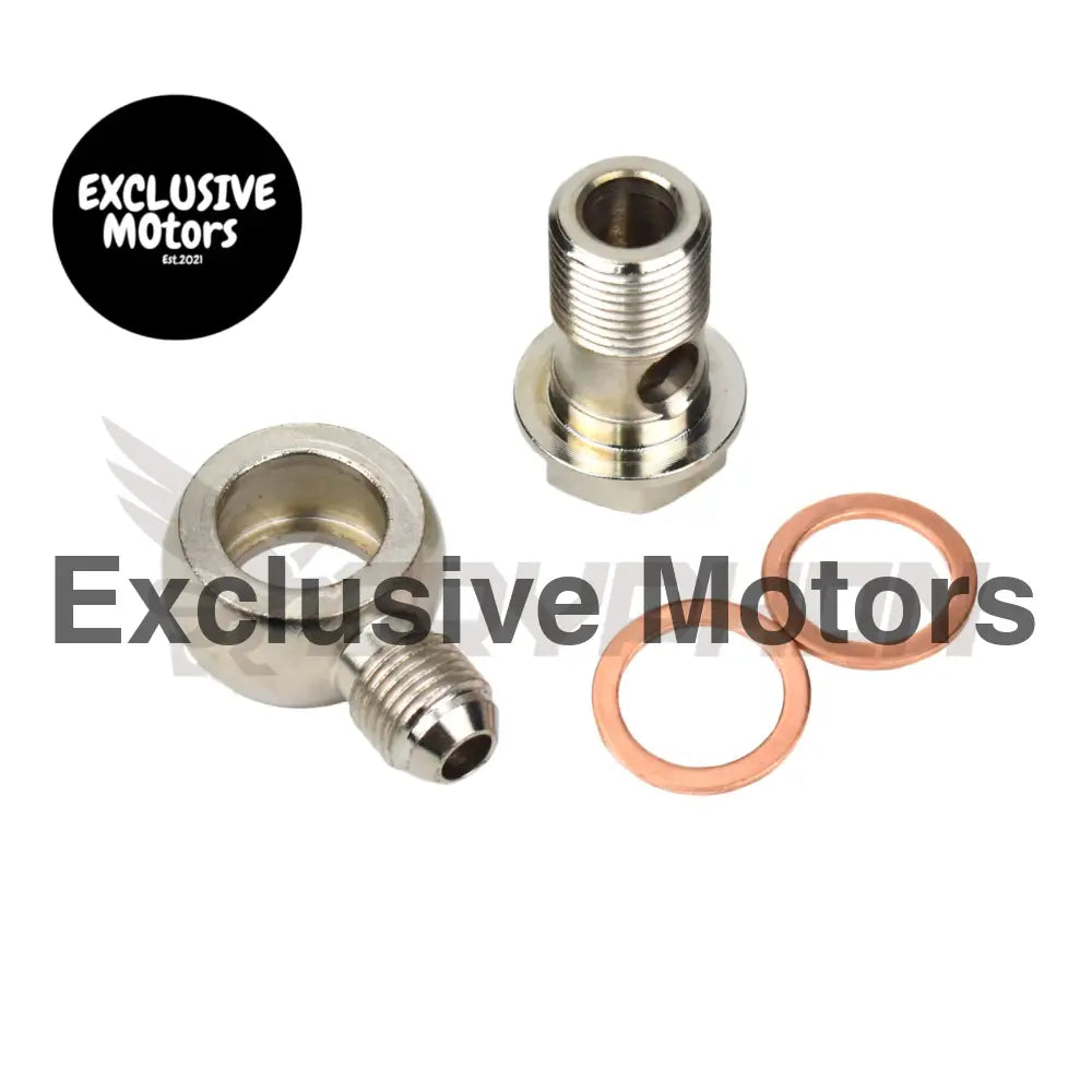 Turbo Water Banjo Bolt Kit 6an Nissan Rb25det Stock Turbo