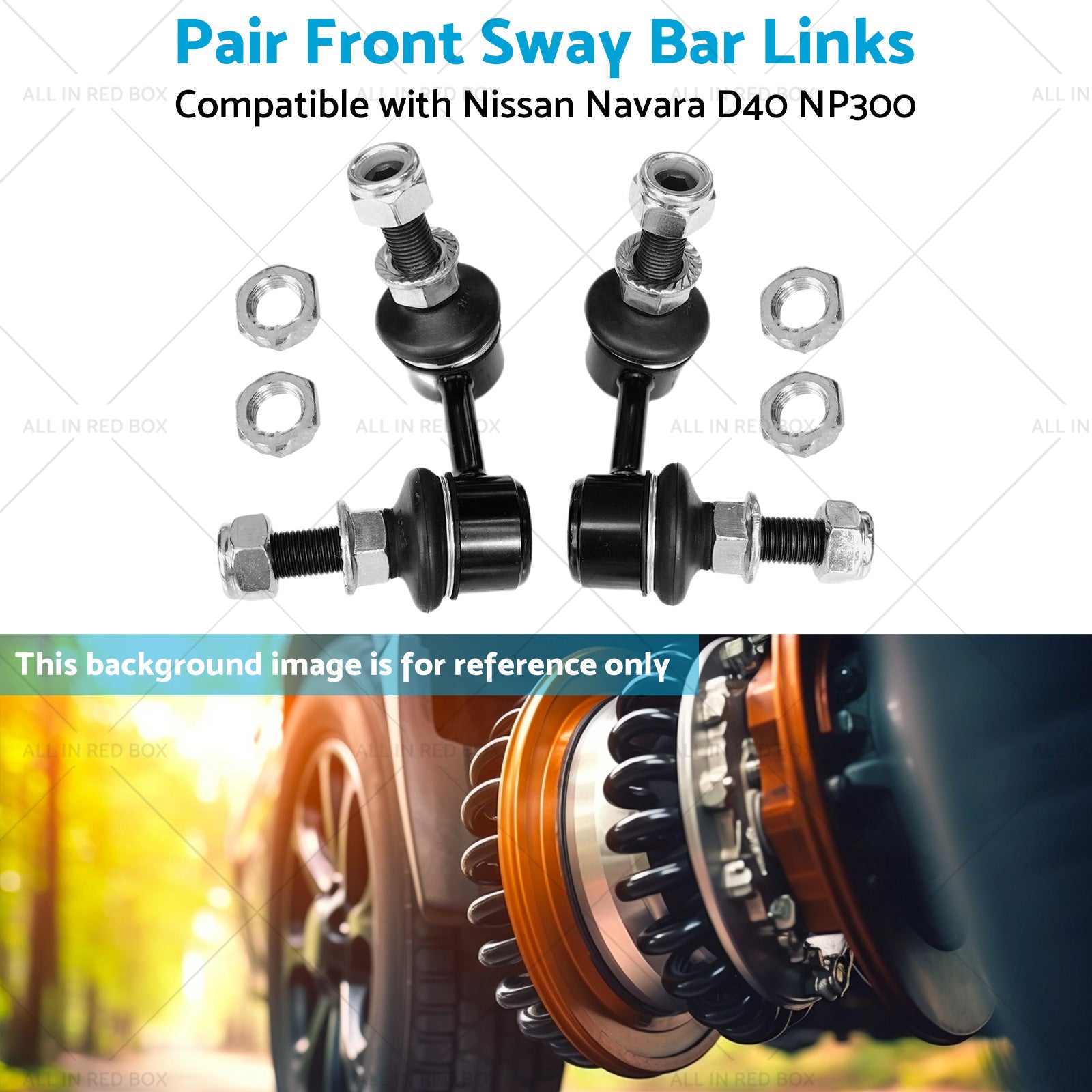 Front Sway Bar Links Suitable for Nissan Navara D40 Pathfinder R51 NP300 05-15-4