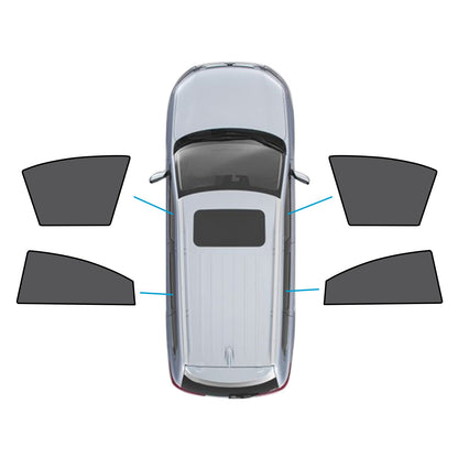 2x Car WindowShades Suitable for Mazda 6 Liftback 2nd Gen GH 07-12 UV Protection-2