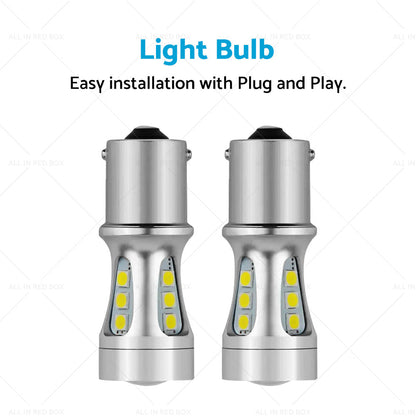 2x LED Reverse Tail Light Bulbs Globe Suitable For Toyota Landcruiser 80 Series-1