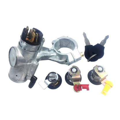 1 Set Ignition Barrel Switch Door Locks Fits For Nissan Navara D21 1986-1997-4