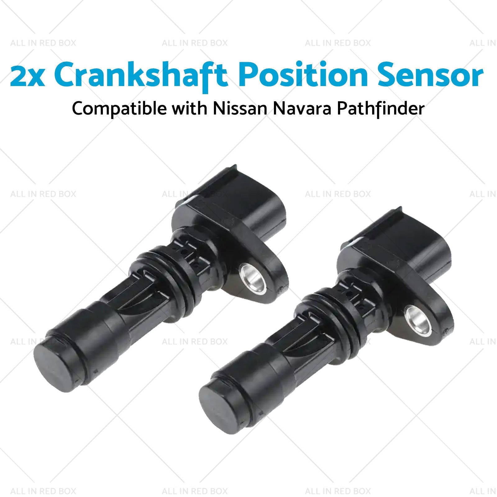 2x Crankshaft Position Sensor Suitable For Nissan Navara D40 Pathfinder R51-3
