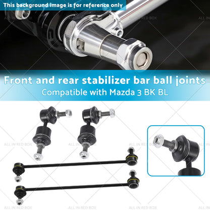 Front and Rear Stabilizer Bar Ball Joints Suitable for Mazda 3 BK BL 2004-2014-2