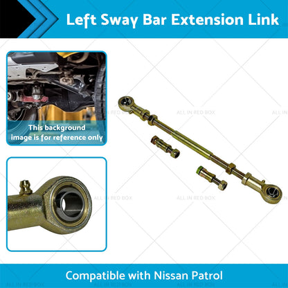 LH Rear Sway Bar Extension Link for 2 inch  - 8 inch  Suitable for Nissan Patrol GU GQ-1