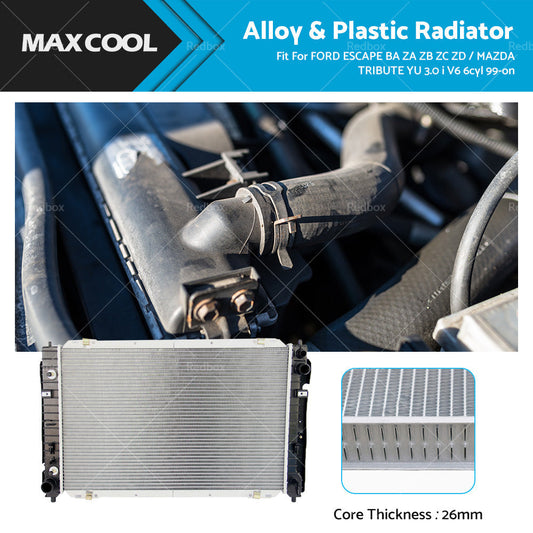 Radiator for Ford Escape BA-ZD/Mazda Tribute YU 3.0 V6 1999-on