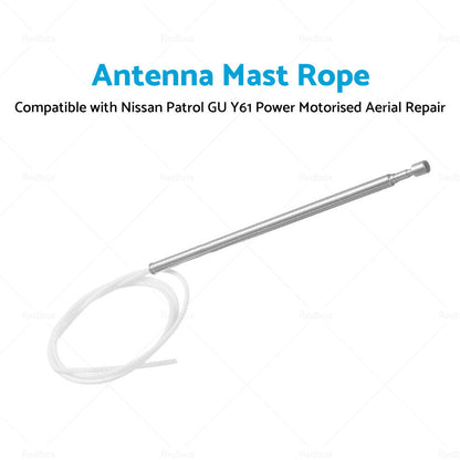 Antenna Mast Rope Suitable For Nissan Patrol GU Power Motorised Aerial Repair-1