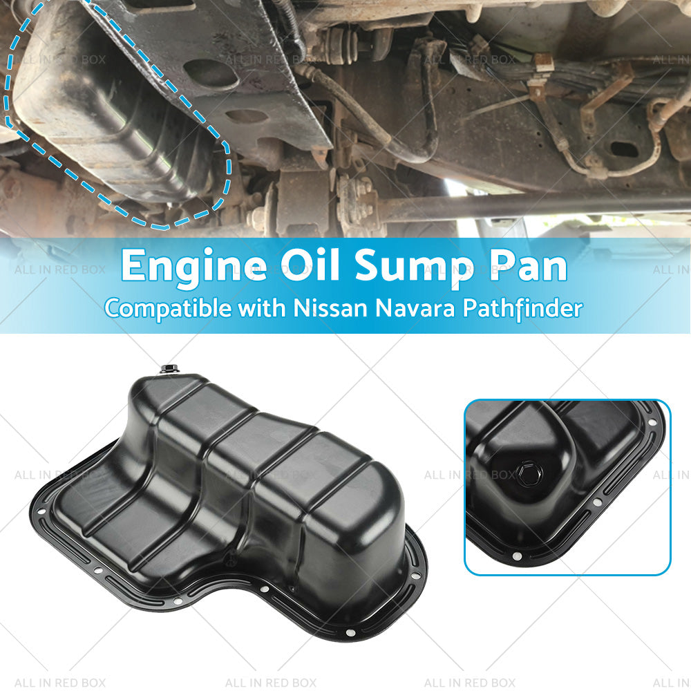 Engine Oil Sump Pan Suitable for Nissan Navara D40 Pathfinder R51 VSK YD25 05-12-1