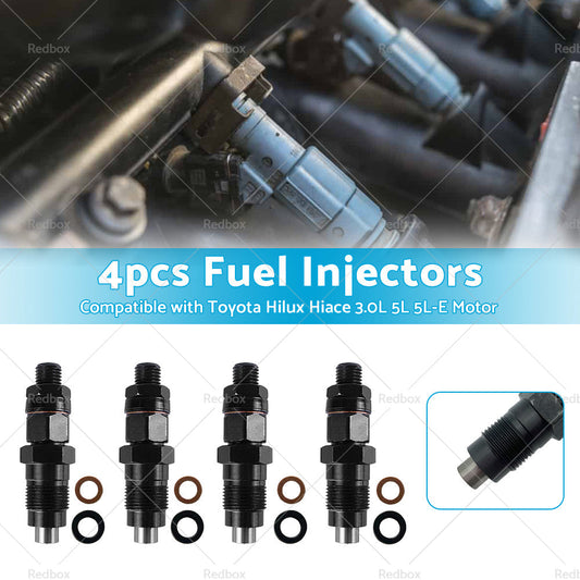 4X Diesel Fuel Injector Suitable For Toyota Hilux Hiace 3L 5L 23600-59325 97-05-0