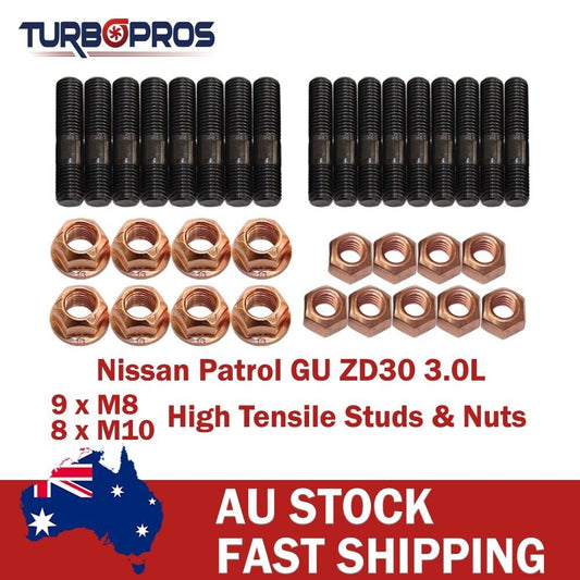 High Tensile Exhaust Manifold, Egr&Turbo Stud Kit for Nissan Patrol GU ZD30 3.0L
