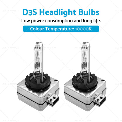 D3S 10000K H or DHID Xenon Headlight Bulbs Globes Suitable For Audi Land Rover Kia-1