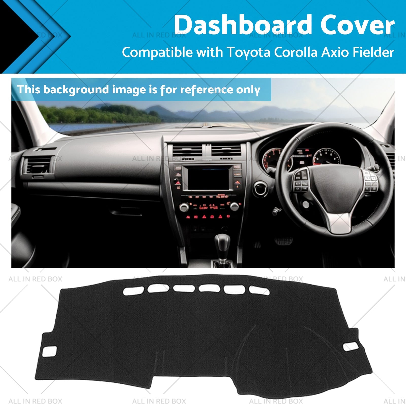 Dash Mat Dashboard Sun Cover SuitableFor Toyota Corolla ZZE122 Fielder 2007-2012-0