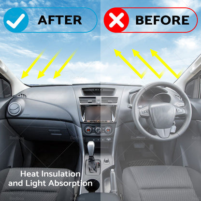 Non-Slip Dash Mat For Mazda BT-50 3. 2L UTE 2011-2021 Dashboard Cover Black-3