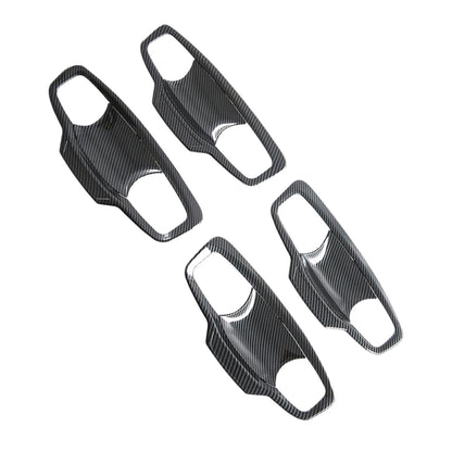 Carbon ABS Door Handle Bowl Cover Trim Suitable For Mitsubishi MV Triton 2023-25-1
