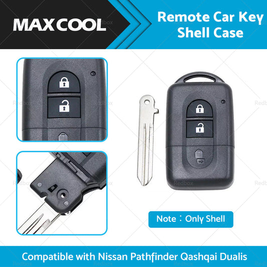 Replacement Remote Car Key Shell Suitable For Nissan Pathfinder Qashqai Dualis-0