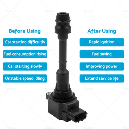 4PCS Ignition Coils Suitable For Nissan X-Trail 01-07 T30 2. 5L QR25DE 224488H300-2