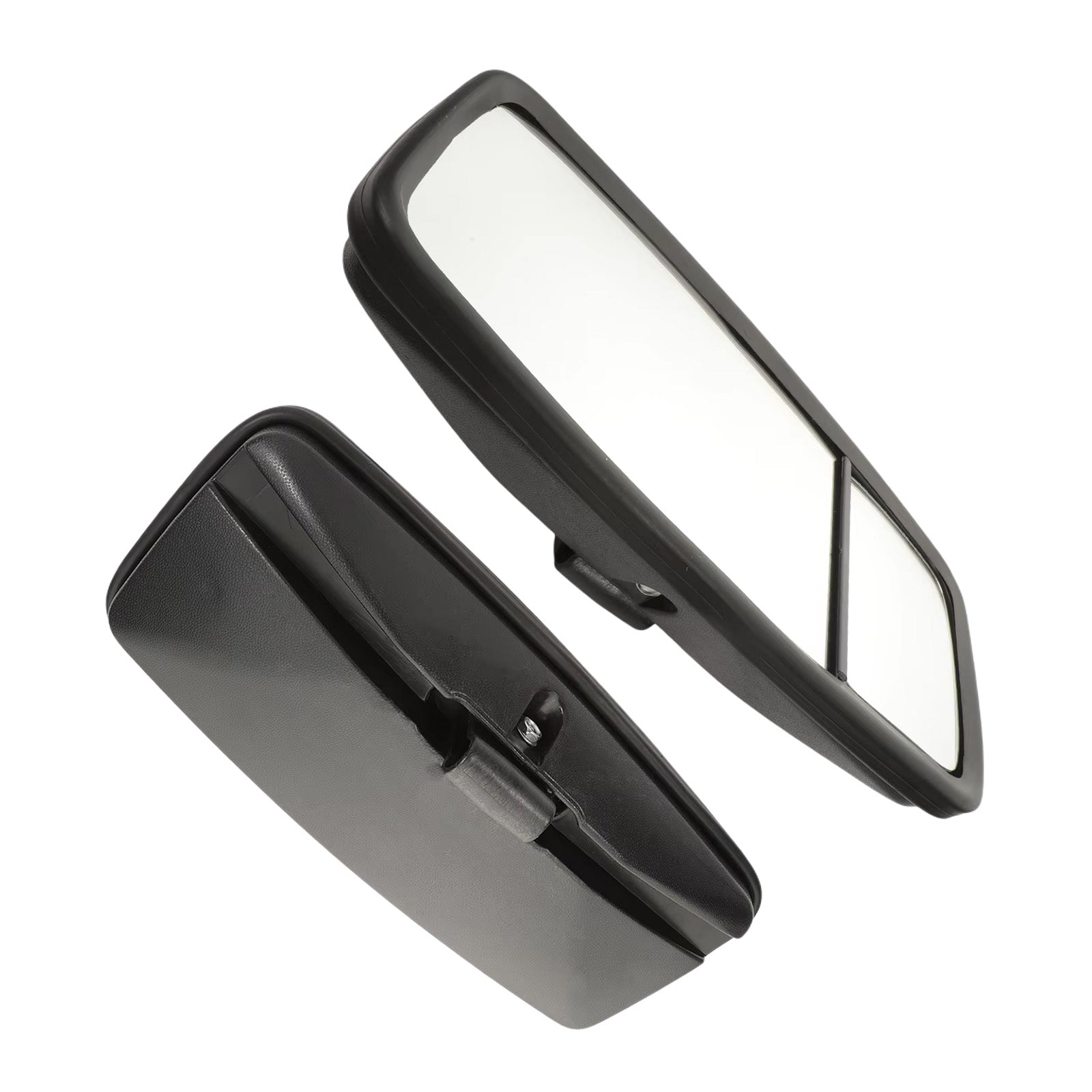 1 Pair Side Mirror Left + Right Suitable for Isuzu N-Series Flat With Spotter-0