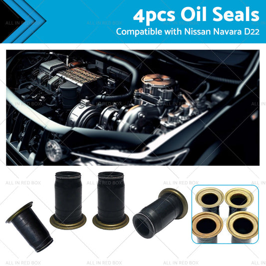 4PCS Diesel Injector Pipe Oil Seal Suitable for Nissan Navara Ute 3L ZD30 01-07-0